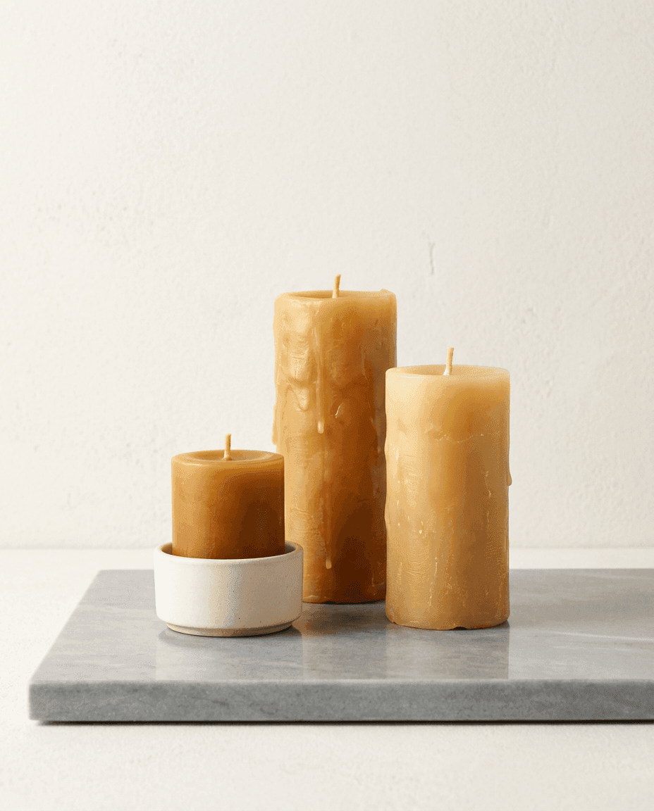 Beeswax Candle Set